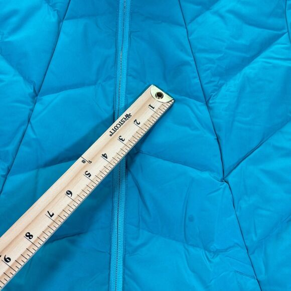 Spyder Syrround Down Jacket Womens Small Blue Goose Puffer Mock Neck Outdoor - Picture 11 of 16